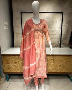 Nuevo Vestido camisero de seda y rayón bordado para mujer, manga larga, Shalwar Kameez pakistaní para Bodas de fiesta, estilo indio - Product Image 2
