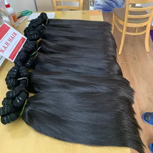 [SILKY HAIR] Bone Straight Venta al por mayor de cabello humano vietnamita crudo, vendedores de cabello vietnamita crudo, paquetes de cabello vietnamita crudo real