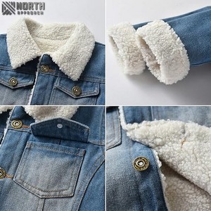 Chaqueta de mezclilla de invierno ajustada para hombre de alta calidad Servicio OEM transpirable de secado rápido Color y tamaño personalizados - Product Image 6