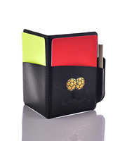 IRIS FR-001 Ensemble d'arbitre de football durable et écologique comprenant un spray effaçable, des cartes, un porte-cartes et un sifflet pour les arbitres de match