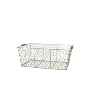 Canasta de Almacenamiento de Alambre Metálico Negro Premium con Asas para Organización de Cocina, Contenedor Rectangular de Hierro Metálico en Oferta - Product Image 6