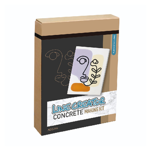 Bebox Line Creator Concrete <b>Making</b> Kit-DIY Craft Kit with Handmade Casting Technique Modern Design - Product Image 4
