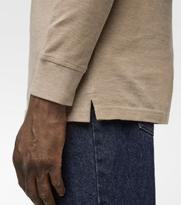 Dernière haute qualité 100% coton hommes pour Polo sweat automne vente chaude col montant avec perle tissu sweats à capuche et - Product Image 2