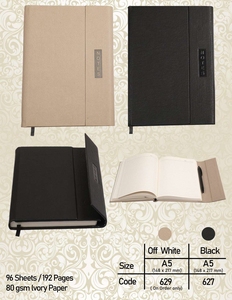 Notebook Wholesale Best Selling Custom Luxury Design and Logo PU Leather Notebook Diarys for <b>Office</b> Employees College Students - Product Image 6
