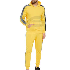 Conception personnalisée Luxe 100% Coton Entraînement Jogging Piste Joggers Costumes Ensembles Survêtement - Product Image 2