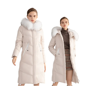 Manteau parka d'hiver long pour femme, capuche imperméable, réversible, imprimé peau de serpent, col rabattu, épais, chaud, matelassé, décontracté pour l'extérieur - Product Image 4