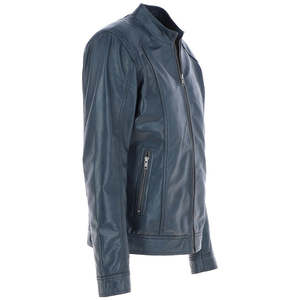 Chaqueta de Hombre de Alta Calidad con Camuflaje, Formal, de Primavera, Manga Larga, Cuero Agrietado, Cuello Redondo, Cierre de Cremallera, Impermeable y Cortavientos - Product Image 4