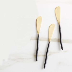 Good Quality Brass Royal <b>Twig</b> With Flower Design Handle Cake Serving Set New Style Stainless Steel Cake Knife - Product Image 5