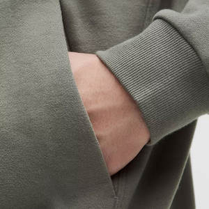 Nouvel arrivage de sweat-shirt oversize en coton décontracté automne hiver grand cardigan pull décontracté en peluche à capuche pour hommes - Product Image 3