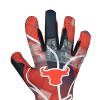 Guantes de Portero de Fútbol Personalizados NISHAN SPORTS, Cómodos, de Cuero, Unisex, con Palma Plana y Dedos Completos, Color Personalizable
