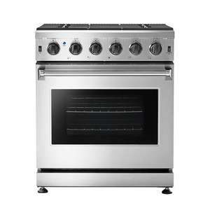 Réchaud à gaz pour appartement 30 pouces 120V autoportant 5 brûleurs 5.0 pieds cubes Réchaud à gaz naturel - Product Image 1