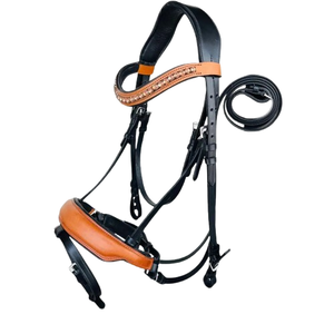 บังเหียนขี่ม้าหนังแห้งเร็วดีไซน์ตามสั่งสวมใส่สบายและมีสไตล์ - Product Image 2