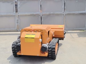 Tondeuse autoportée télécommandée à braquage zéro avec tondeuse robotisée, <span class=keywords><strong>débroussailleuse</strong></span>, tondeuse à cylindre 1200 mm, moteur essence - Product Image 4