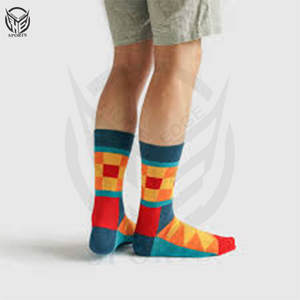 Calcetines Personalizados OEM, Calcetines de Diseño con Bordado de Flores para Hombre, Logotipo Personalizado, Calcetines de Algodón para Mujer - Product Image 6