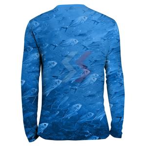 Última llegada gran oferta producto pesca Polo camisa de secado rápido transpirable manga larga pesca camisas diseño personalizado impresión - Product Image 2