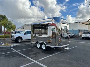 รถขายอาหารเคลื่อนที่ รถตู้ขายอาหารเช้าแบบพกพา รถพ่วงขายขนมเคลื่อนที่ 1500 วัตต์ รับประกัน 1 ปี - Product Image 5