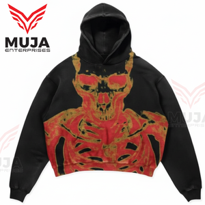 <b>Men</b> Cotton Blend Streetwear <b>Hoodie</b> Graphic Pullover - Product Image 2