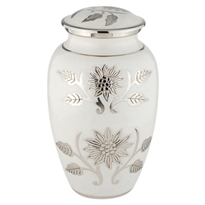 Hermosa urna de cremación decorativa de Metal sólido conmemorativo para adultos, hombres, mujeres, grandes urnas de cremación de latón para cenizas humanas - Product Image 4