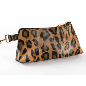 Conjunto de Carteras de Piel Vegana Marrón con Estampado de Leopardo de Alta Calidad, Estilo Vintage de Moda con Cadenas Decorativas y Cremallera para el Verano - Product Image 4