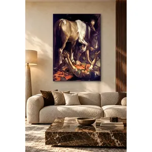 Fida Caravaggio La conversion de Saul (Saul tombé à bascule sous le cheval) Impression sur toile - Product Image 3
