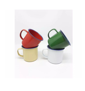 Tasse à eau à revêtement métallique avec gravure polie brillante pour la maison tasse à boire en métal de taille personnalisée avec poignée - Product Image 2