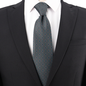 Cravates en polyester pour hommes, cravates de costume d'affaires, vente en gros, cravates à motifs géométriques pour cadeaux - Product Image 3