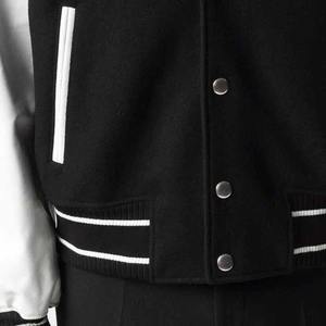 Venta al por mayor Varsity Jacket Custom Logo Baseball Bomber Letterman Jacket con parches para equipos y clubes - Product Image 5