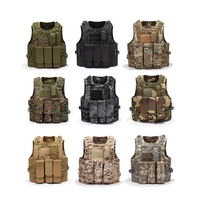 Gilet Tactique Homme Molle Cordura Lesté à Libération Rapide Noir Personnalisé Veste Tactique Porte-Plaque Bandolier Gilets Tactiques