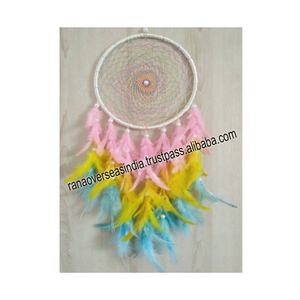 Atrapasueños tradicionales con diseño de plumas para sala de estar, apartamento y dormitorio, decoración de pared - Product Image 1