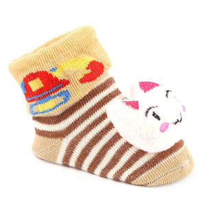 Newborn <b>Booties</b> - Brown - Product Image 1