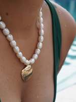 Lot de 15 colliers personnalisés en perles d'eau douce délicates et pierres naturelles, collier de perles Edison baroques en forme de Y, vente en gros de bijoux