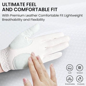 Guante de Golf para Mano Izquierda para Jóvenes con Cierre Ajustable, Cuero Cabretta Ultra Cómodo para Condiciones Cálidas y Húmedas - Product Image 3