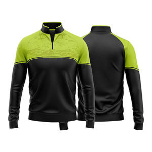 เสื้อฝึกซิปแบบสวมหัวสำหรับผู้ชายผู้หญิงชุดออกกำลังกายแบบแห้งเร็ว - Product Image 1