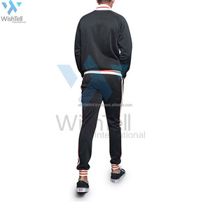 Conjunto Deportivo Personalizado de Alta Calidad, Pantalones Deportivos y Sudadera con Capucha, Estilo Urbano, para Hombre, de Dos Piezas, de Algodón/Poliéster para Invierno - Product Image 3