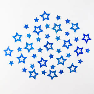 Lentejuelas Forma Especial Pequeño Agujero Centrado Color Holográfico, Selanusa - Product Image 1