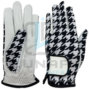Hounds dent Style Sublimation & Impression Qualité Performance Hommes Main Gauche En Cuir Gants De Sport Cabretta Soft Palm Gants De Golf - Product Image 4