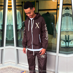 Custom Streetwear Chándal Sudaderas con capucha Lavado ácido Vintage Sun Faded Dtg Print Heavyweight Hoodie Set 100% algodón de secado rápido - Product Image 6