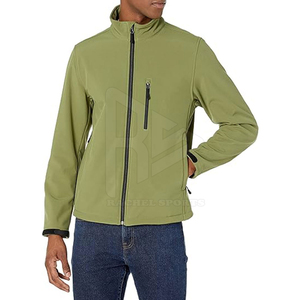 Veste Softshell de haute qualité pour hommes Logo personnalisé Slim tricoté avec tissu de toile de haute qualité fait motif de lettre du Pakistan - Product Image 2