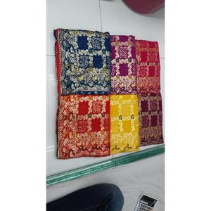 Saree de diseñador de seda pura con acabado elegante, largo hasta el suelo, lavable y de secado rápido | Perfecto para festivales, fiestas y eventos - Product Image 6