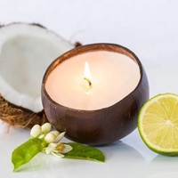 Kokos-Soja-Wachs Umweltfreundliche Handgemachte Duftkerzen mit Deckel aus Vietnam Großhandel mit Gel- & Palmwachs für Diwali
