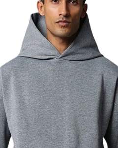 <b>Mens</b> Charcoal <b>Grey</b> Fleece Hoodie And Relaxed Fit Jogger Tracksuit Set Winter Casual Pullover Hooded <b>Sweatshirt</b> Pants Streetwear - Product Image 4