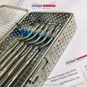 อุปกรณ์เจาะฟันเกล็ดเลือดสแตนเลสอุปกรณ์เสริมสำหรับทันตกรรม6ชิ้นได้รับการรับรอง ISO & CE - Product Image 1