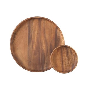 ENSEMBLE DE BOL EN BOIS D'ACACIA DÉCORATIF Bol à salade de fruits en bois poli écologique Design traditionnel pour cadeaux d'affaires - Product Image 2