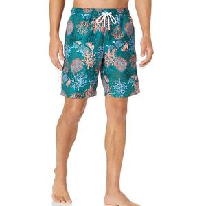 กางเกงขาสั้นพิมพ์ลายลำลองของผู้ชาย2023 100% โพลีเอสเตอร์น้ำหนักเบาความยาวสั้นแบบมืออาชีพปรับแต่งโลโก้ได้ตามต้องการ - Product Image 3