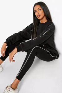 Survêtement en molleton 100 % coton pour femme, personnalisé, respirant, à motif uni brodé, à capuche, longueur intégrale, coupe classique, tenue décontractée - Product Image 2