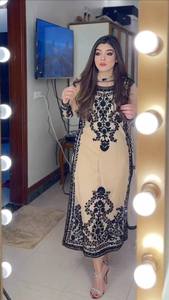 Conjunto de Top y Pantalón de Fiesta de Diseño Nuevo TENNECY con Dupatta, Bordado Intenso, Reversible y de Secado Rápido - Product Image 5