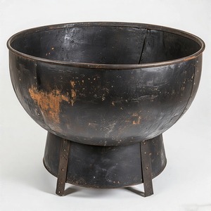 IronBlaze Firepit de metal para exteriores con cuenco de bronce antiguo para jardín al aire libre, patio, calefacción, Camping y uso de decoración - Product Image 6