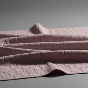 Tejido de Punto 100% Poliéster de Doble Cara, Ecológico, Antiestático, Elástico, para la Fabricación de Ropa Orgánica para Niñas - Product Image 1