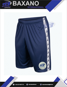 Shorts d'entraînement de football unisexe à taille élastique, séchage rapide, 100 % polyester, vêtements de sport, tenue d'équipe, design personnalisé imprimé - Product Image 4