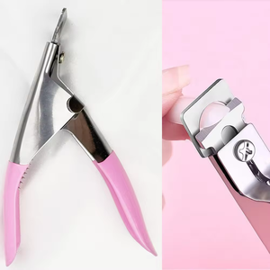 Cortadores de borde de extensión de Arte de uñas de estilo francés en forma de U profesional, cortaúñas postizas acrílicas artificiales, herramienta de belleza - Product Image 2